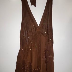 Brown camisoles